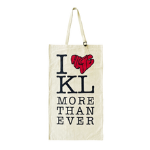 Load image into Gallery viewer, I LOVE/HATE KL (Off-White) Tote-Bag - H A D A S
