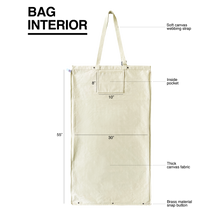 Load image into Gallery viewer, I LOVE/HATE KL (Off-White) Tote-Bag - H A D A S
